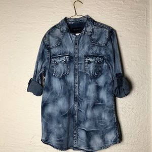 INC International Concepts Denim Longsleeves